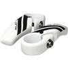 XLC PRO BE-A14 Bar Ends (Straight, 83 mm, White)