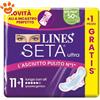 Lines Seta Ultra Assorbenti Lungo con Ali - Confezione Da 12 Pezzi