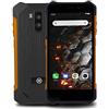Hammer H Iron 3 LTE nero-arancio, Rugged Smartphone, IP68 impermeabile, 4400 mAh Batteria, Dual SIM, 13 Mpx, 4G LTE, Android 9.0, Schermo 5,5