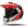 Ufo Casco Moto Adventure Off-Road Ufo ARIES Rosso Blu