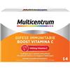 Multicentrum Difese Immunitarie Boost Vitamina C Integratore Alimentare Sali Minerali Vitamine 14 Bustine