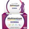 Multicentrum Donna Integratore Alimentare Multivitaminico Vitamina D Calcio Ferro Acido Folico 60 Compresse