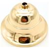 prometeo electronics Rosone gigante D.110mm Oro lucido coppa copri fili in metallo per lampadari a soffitto