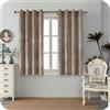 GIRASOLE HOME Coppia Tende Adelaide Morbide Oscuranti Termiche in Velluto 2 Pannelli da 140x150cm con Occhielli, Tortora