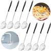 Ticeed Schiumarola Ragno in Acciaio Inox 8 Pezzi, Set Filtro per Friggere Schiumarola da cucina 8cm Resistente alle Alte Temperature Adatto al Filtraggio Frittura