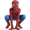 KJHGVBM Costume Spiderman Bambino,Costumi Spiderman Adulto Far from Home,Halloween Carnival Spiderman Classic 3D Stampa Supereroe Cosplay Amazing Maschera,3-14 Anni Costume Spiderman Nero Bambino