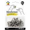 Under The Roof Decorating Sotto il tetto decora 3 - 100142 Deco Screw nickel Project Pack