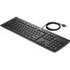 HP USB Business Slim Keyboard USB QWERTY Inglese Nero