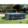 Intex 26326 piscina ultra frame XTR cm 488x122h con pompa filtro e scaletta