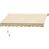 San Giorgio Tenda da sole avvolgibile a rullo beige 3xh2 mt fissaggio a soffitto o a parete