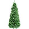 XONE Albero di Natale artificiale abete pino Royal slim a foglia verde con rami folti