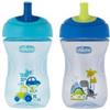 Chicco Advance Tazza azzurra per imparare a bere con la cannuccia bambini da 12 mesi