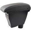 XUKEY Bracciolo Centrale per Fortwo 453 2014 2015 2016 2017 2018 2019 Nuova Scatola portaoggetti interfaccia USB Modifica Contenuto Forfour