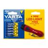 Varta High Energy 4xAA + 4xAAA + Torcia