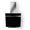 Elica MAJESTIC @ BL/A/60 PRF0117381B Cappa a Parete 60 cm Vetro Nero e Acciaio Inox