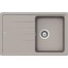 Schock PRONTA CONSEGNA - SPEDIZIONE IMMEDIATA Lavello incasso 1 Vasca con Gocciolatoio Reversibile sopratop sottotop 78 x 50 cm CRISTALITE Grigio Tortora ELEMENT D100S SCHOCK ELED100SA42