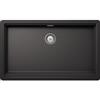 Schock PRONTA CONSEGNA - SPEDIZIONE IMMEDIATA Lavello incasso 1 Vasca Monovasca sottotop 724 x 430 mm CRISTALITE Nero Assoluto BROOKLYN N100XLU SCHOCK BYKN100XLU13