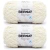 Bernat Sheepy Cotton Tail Yarn - 2 confezioni da 250 g - Nylon - 6 super voluminosi - 149 metri - per lavori a maglia, uncinetto e artigianato