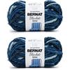 Bernat Blanket Extra Teal Dreams Yarn - 2 confezioni da 300 g/10,5 oz - poliestere - 7 Jumbo - 80,4 m - per maglia/uncinetto