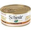 Schesir Pollo Con Prosciutto Cibo Umido Gatti Adulti Lattina 70g