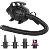 Irfora pompa elettrica portatile ad aria, 500 W, gonfiaggio rapido, per gommoni, materassi, rafts, barche, palle da yoga, ecc