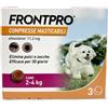 Boehringer Frontpro 3 compresse masticabili 2-4 kg 11,3 mg