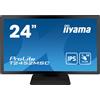 IIYAMA Monitor iiyama ProLite T2452MSC-B1 24'' Full HD IPS Touchscreen HDMI DisplayPort USB LED Nero