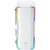 BITFENIX Case BitFenix Enso RGB Midi-Tower Vetro Temperato Bianco