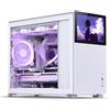 JONSBO Case Jonsbo D31 Screen Micro-ATX Vetro Temperato Bianco