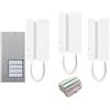 Comelit Kit citofono trifamiliare comelit intercomunicante 2 fili 3 famiglie citofoni 2719W