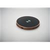 Caricabatterie wireless in acacia e PU riciclato personalizzate o neutre