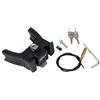 Ortlieb staffa fissaggio manubrio E-Bike con lucchetto, Nero