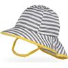 Sunday Afternoons Infant Sunsprout hat, Quarry stripe