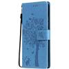 LEYAN Cover per Samsung Galaxy A52 | A52 5G, custodia a portafoglio in pelle PU Flip Custodia a portafoglio con carta fessura/supporto funzione, goffrata motivo magnetico cover