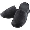 Spizzico Home PANTOFOLA SPUGNA LUX NERA - 225 Paia