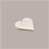 LUCGEL 20 Pz Cuore in Scatola Seta Bianco Ideale per contenere Confetti 65x15x85mm
