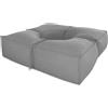 EvergreenWeb Salottino da esterno 4 moduli Grigio scuro