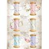 Carta di Riso A4 Romantic Threads Ago e Filo