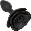 California Exotics Forbidden Rose Anal Plug Small Black