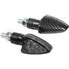 LAMPA Coppia Frecce Al Led Lampa Omologate Mod Arrow Carbon Look