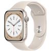 Apple Smartwatch Apple Watch Series 8 OLED 45 mm Digitale 396 x 484 Pixel Touch screen Beige Wi-Fi GPS (satellitare) [MNP23FD/A]