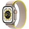 Apple Smartwatch Apple Watch Ultra OLED 49 mm Digitale 410 x 502 Pixel Touch screen 4G Titanio Wi-Fi GPS (satellitare) [MNHK3FD/A]