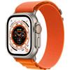 Apple Smartwatch Apple Watch Ultra OLED 49 mm Digitale 410 x 502 Pixel Touch screen 4G Titanio Wi-Fi GPS (satellitare) [MQFL3FD/A]