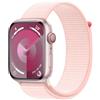 Apple Smartwatch Apple Watch Series 9 45 mm Digitale 396 x 484 Pixel Touch screen 4G Rosa Wi-Fi GPS (satellitare) [MRMM3QF/A]