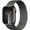Apple Smartwatch Apple Watch Series 9 45 mm Digitale 396 x 484 Pixel Touch screen 4G Grafite Wi-Fi GPS (satellitare) [MRMX3QF/A]