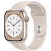 Apple Smartwatch Apple Watch Series 8 OLED 45 mm Digitale 396 x 484 Pixel Touch screen 4G Beige Wi-Fi GPS (satellitare) [MNK73FD/A]