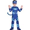 Amscan- PJMASQUES Costume Pj Mask Cat Boy (3-4 Anni), Multicolore, 3, 7AM9902952