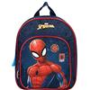 Marvel Zainetto Zaino Scuola Elementare Medie Bambino Ragazzi Avengers Spiderman Blu 31 x 25 x 9 cm
