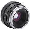 Sxhlseller Obiettivo per Fotocamera Mirrorless Obiettivo per Mirrorless con Rivestimento Multistrato Professionale da 25 Mm F1.8 Supporto EF-M/EOSM per Canon M2 / M3 / M5 / M6 / M10 / M100 / M50 (Nero)