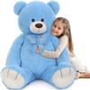 MorisMos Orso Peluche Gigante 120cm, XXL Marrone Orsacchiotto Peluche  Giganti Morbido Peluche, 1.2m Pupazzo Gigante Teddy Bear Grandi Regalo per